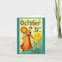 Circa 1905 oktober 31 med Halloween Hälsning