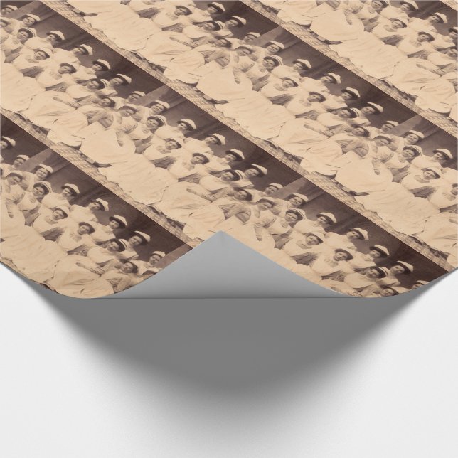 Circa 1914 sjuksköterskeskola studenter presentpapper (Hörn)