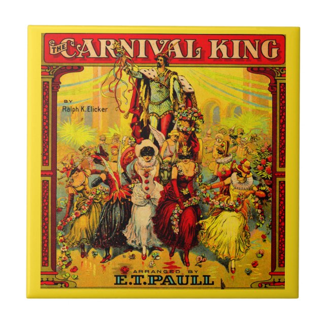 Circa 1915 lakan musiken The Carnival Kung Kakelplatta (Framsidan)
