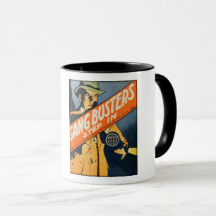 CIRCA 1930S BLB GANGBUSTERS STEG IN MUGG