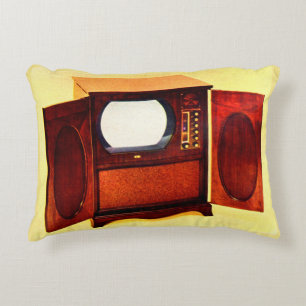 Circa 1950-TV nr 1 Prydnadskudde