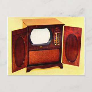 Circa 1950-TV nr 1 Vykort