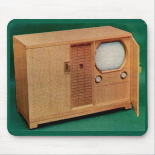 Circa 1951 TV-apparat danska modernt nr 2 Musmatta