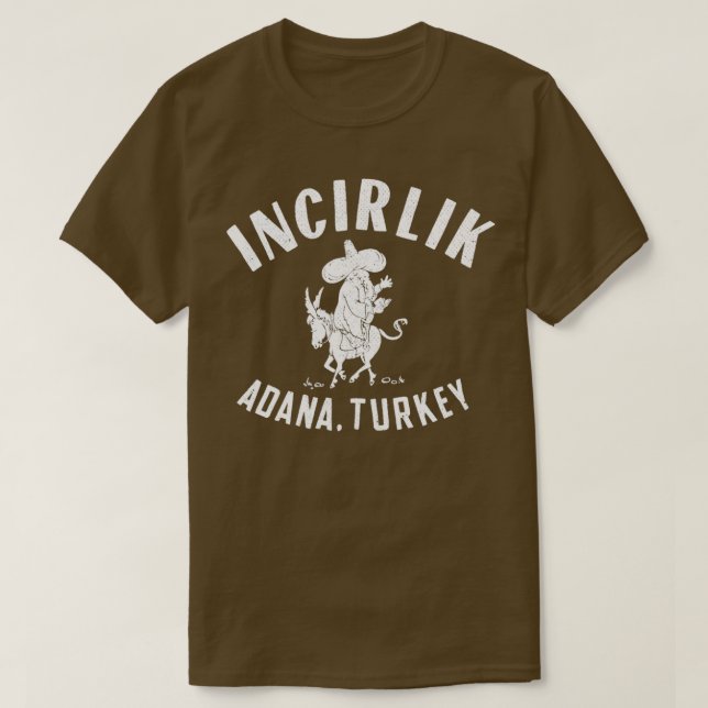 Circa 1970 s80s Incirlik Hodja T Shirt (Design framsida)