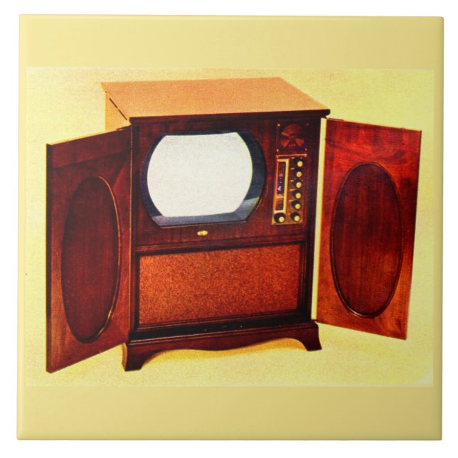circa televisionuppsättningnr. 1950 1 kakelplatta (Framsidan)