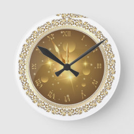 "Circadian Glow: Round Wall Clock with Illuminatio Rund Klocka