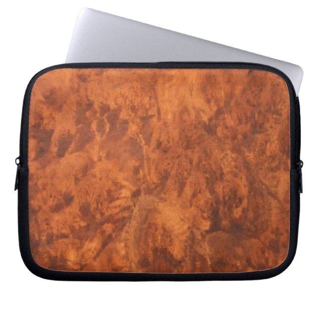 Circassian Walnut Burl Laptop sleeve (Framsidan)