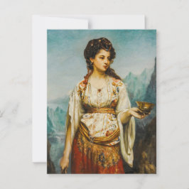 Circe av Jean Jules Bardin (1875) Vykort