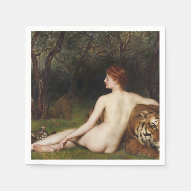 Circe (Beautiful Divine Woman) (by John Collier) Pappersservett (Framsidan)