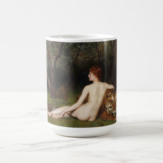 Circe (Beautiful Magical Woman) (by John Collier) Kaffemugg (Center)