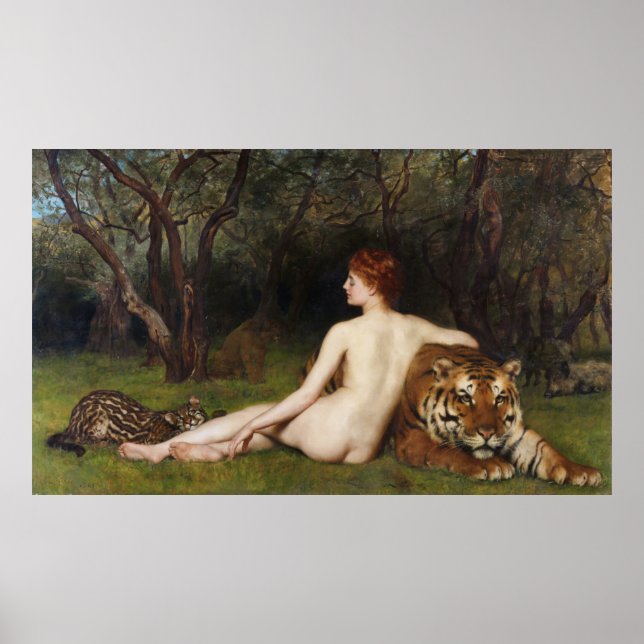 Circe (Beautiful Magical Woman) (by John Collier) Poster (Framsidan)