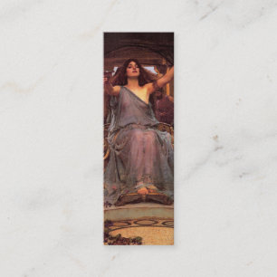 Circe Bookmark av John William Waterhouse Mini Visitkort