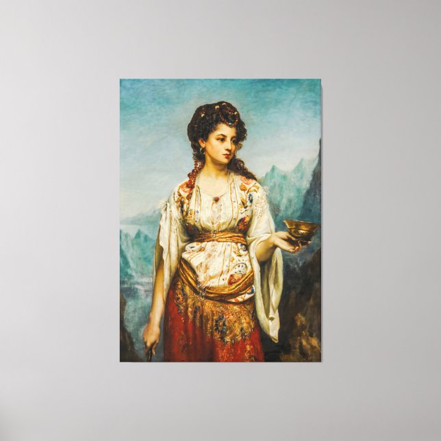 Circe by Jean Jules Bardin (1875) Canvastryck (Framsida)