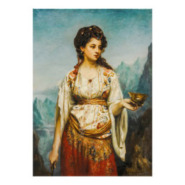 Circe by Jean Jules Bardin (1875) Fototryck