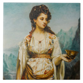 Circe by Jean Jules Bardin (1875) Kakelplatta