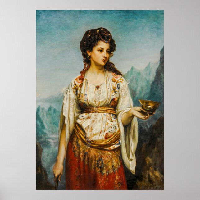 Circe by Jean Jules Bardin (1875) Poster (Framsidan)