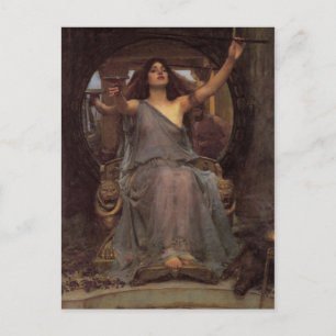 Circe Erbjuder Ulysses bägaren Vykort