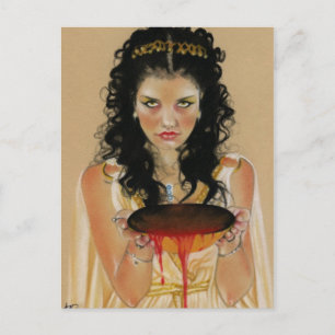Circe Grekiska guddess vykort