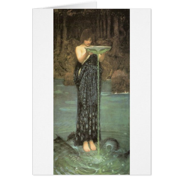 Circe i henne inslag hälsningskort (Framsidan)