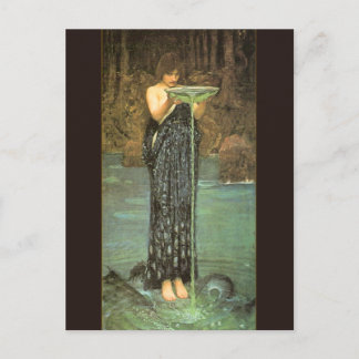 Circe Invidiosa - 1892 av John William Waterhouse Vykort