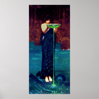 Circë Invidiosa (1892)~ Fine Art Canvas Poster