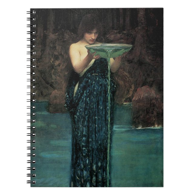 Circe Invidiosa av John William Waterhouse Anteckningsbok (Framsidan)