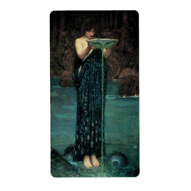 Circe Invidiosa av John William Waterhouse Fraktsedel (Framsidan)