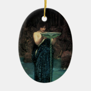 Circe Invidiosa av John William Waterhouse Julgransprydnad Keramik