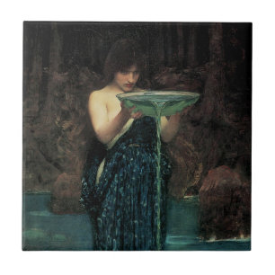 Circe Invidiosa av John William Waterhouse Kakelplatta