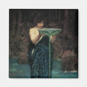 Circe Invidiosa av John William Waterhouse Magnet