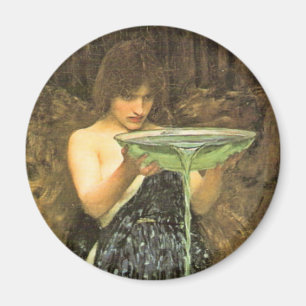 Circe Invidiosa av John William Waterhouse Magnet
