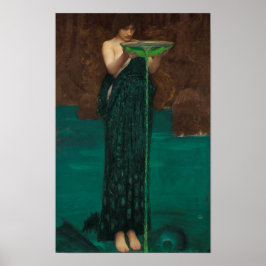 Circe Invidiosa av John William Waterhouse Poster