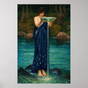 Circe Invidiosa av John William Waterhouse Poster