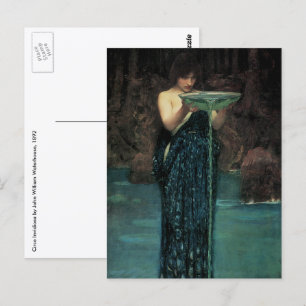 Circe Invidiosa av John William Waterhouse Vykort