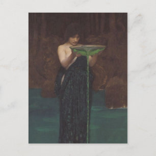 Circe Invidiosa av John William Waterhouse Vykort