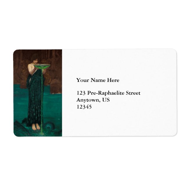 Circe Invidiosa av Waterhouse Fraktsedel (Framsidan)