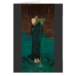 Circe Invidiosa av Waterhouse Hälsningskort