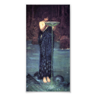Circe Invidiosa - Circe med en Ponseive bunke Fototryck