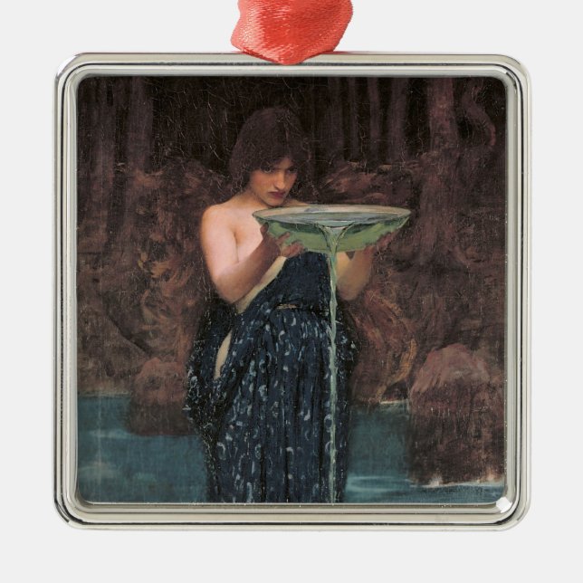 Circe Invidiosa (klassisk grekisk mytologi) Julgransprydnad Metall (Framsidan)