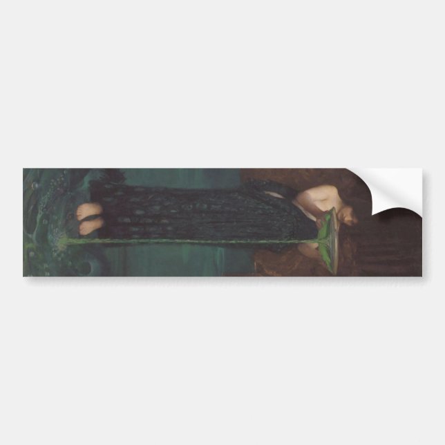 Circe Invidiosa vid den John William waterhousen Bildekal (Framsidan)