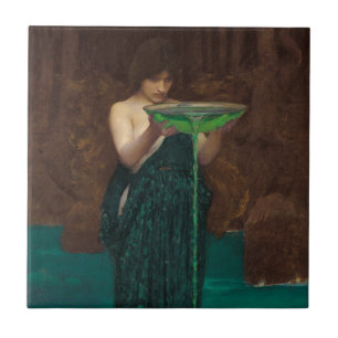 Circe Invidiosa Waterhouse Kakelplatta