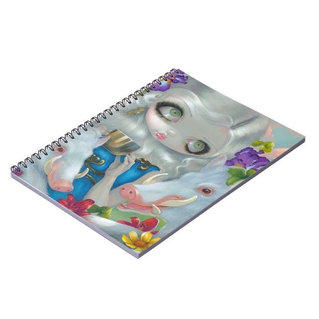 "Circe och för swinena" anteckningsbok (Vänstra Sidan)