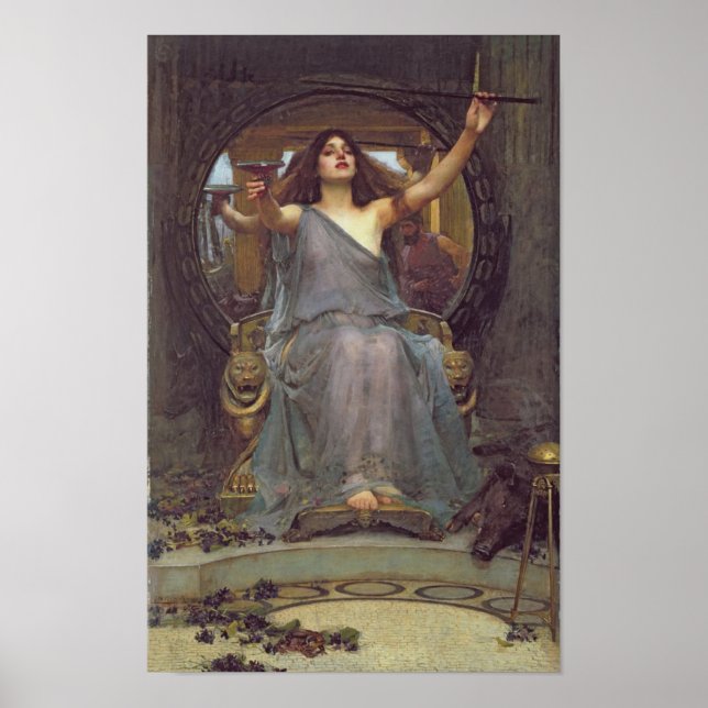 Circe Offering Kopp John William Waterhouse Poster (Framsidan)