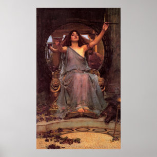 "Circe Offering Kopp to Odysseus" Poster