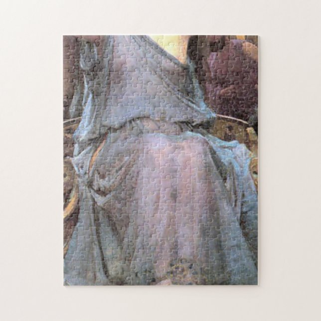 Circe Offering Kopp Ulysses John William Waterhous Pussel (Vertikal)