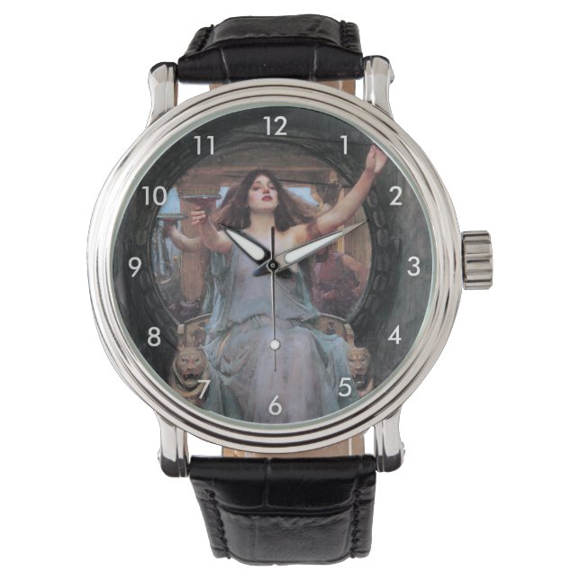Circe Offset the Kopp to Odysseus, Waterhouse Armbandsur (Framsida)