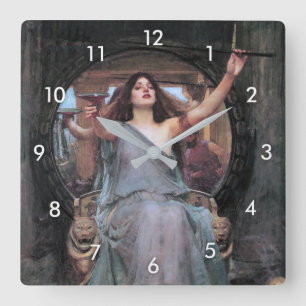 Circe Offset the Kopp to Odysseus, Waterhouse Fyrkantig Klocka