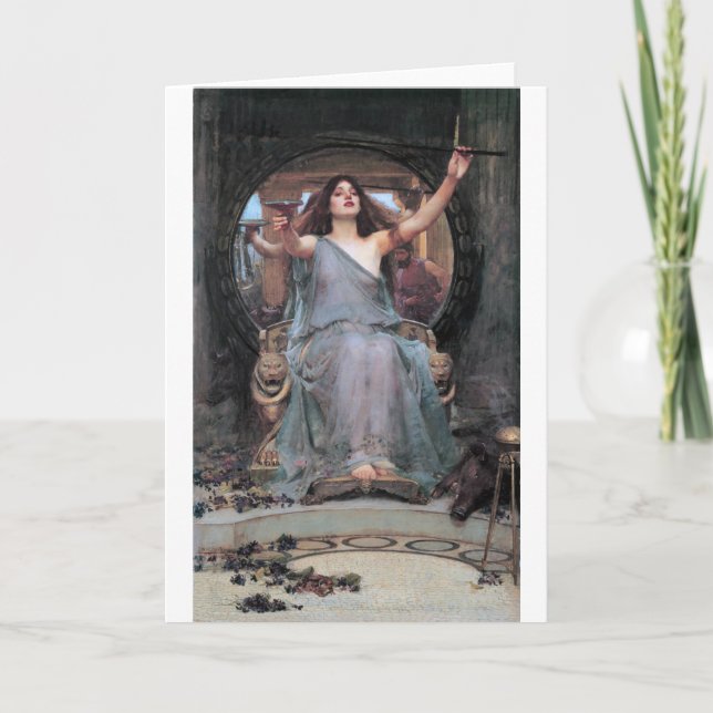 Circe Offset the Kopp to Odysseus, Waterhouse Kort (Framsida)