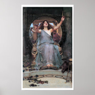 Circe Offset the Kopp to Odysseus, Waterhouse Poster