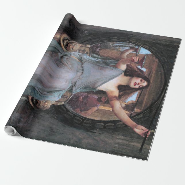 Circe Offset the Kopp to Odysseus, Waterhouse Presentpapper (Utrullad)